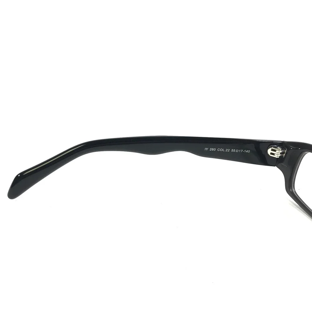 Iyoko-Inyake Eyeglasses Frames IY 260 COL.22 Black Grey Rectangular 56-17-140